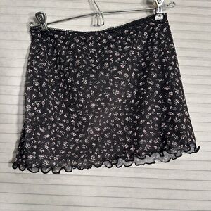 H&M floral mini skirt